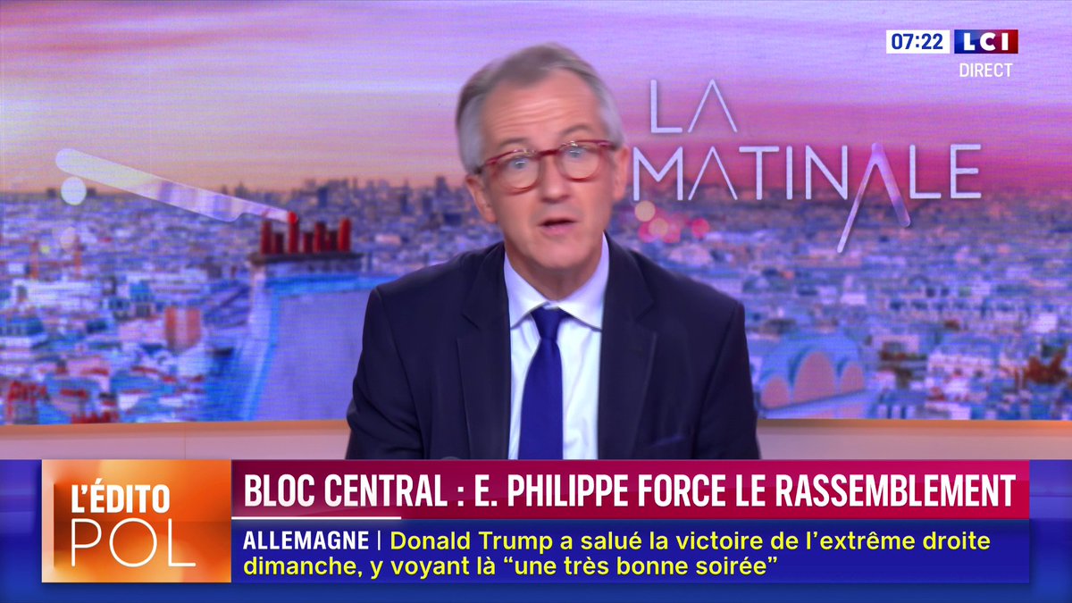 Bloc central : Edouard Philippe a réuni hier son comité de campagne 📺 L'édito pol de Christophe Barbier | Matinale LCI