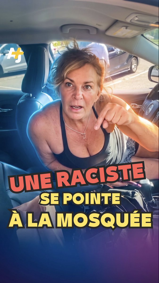 Cette femme se gare devant une mosquée et prend les fidèles pour cible.