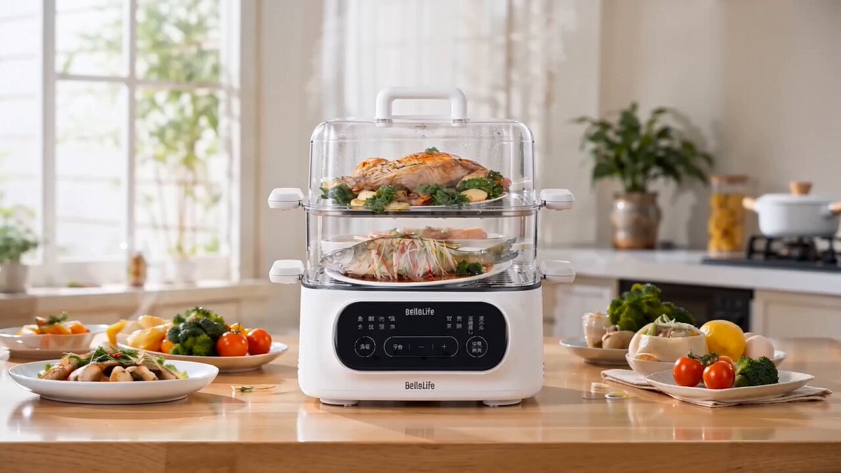 🎁＼電気蒸し器プレゼントキャンペーン／🎁 忙しい毎日のごはん作りをもっとラクに✨ BelleLifeの「電気蒸し器」を抽選で2名様にプレゼント🎉 🍳 2段式でたっぷり調理 🥟 蒸し料理・温野菜・作り置きにも◎ 👶 離乳食づくりにも便利♪ 【応募期間】 📅 9/9 ～ 9/11 【応募方法】 ① BelleLife【公式】 をフォロー ② この投稿をリポスト ③ コメントで「当選したら何を作りたい？」を教えてください💬 たくさんのご応募お待ちしています🥰 #懸賞 #プレゼントキャンペーン #電気蒸し器 #BelleLife
