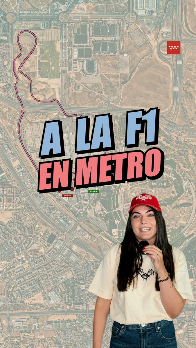 🏁 Ya está todo a punto para que comience el Gran Premio de España de Formula 1. 🚇 Llegar al circuito en Metro es la opción más cómoda y rápida. 🎟️ Dependiendo de dónde tengas tu entrada, puedes bajarte en la estación que más te convenga. ℹ️ Entérate de todo en este vídeo:
