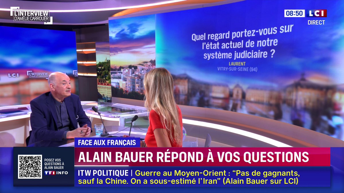 🔴 "Quel est le candidat le plus crédible pour 2027 ?" 🗣️ Alain Bauer : "Je ne sais pas" 📺 L'interview d'Amélie Carrouër | Matinale LCI