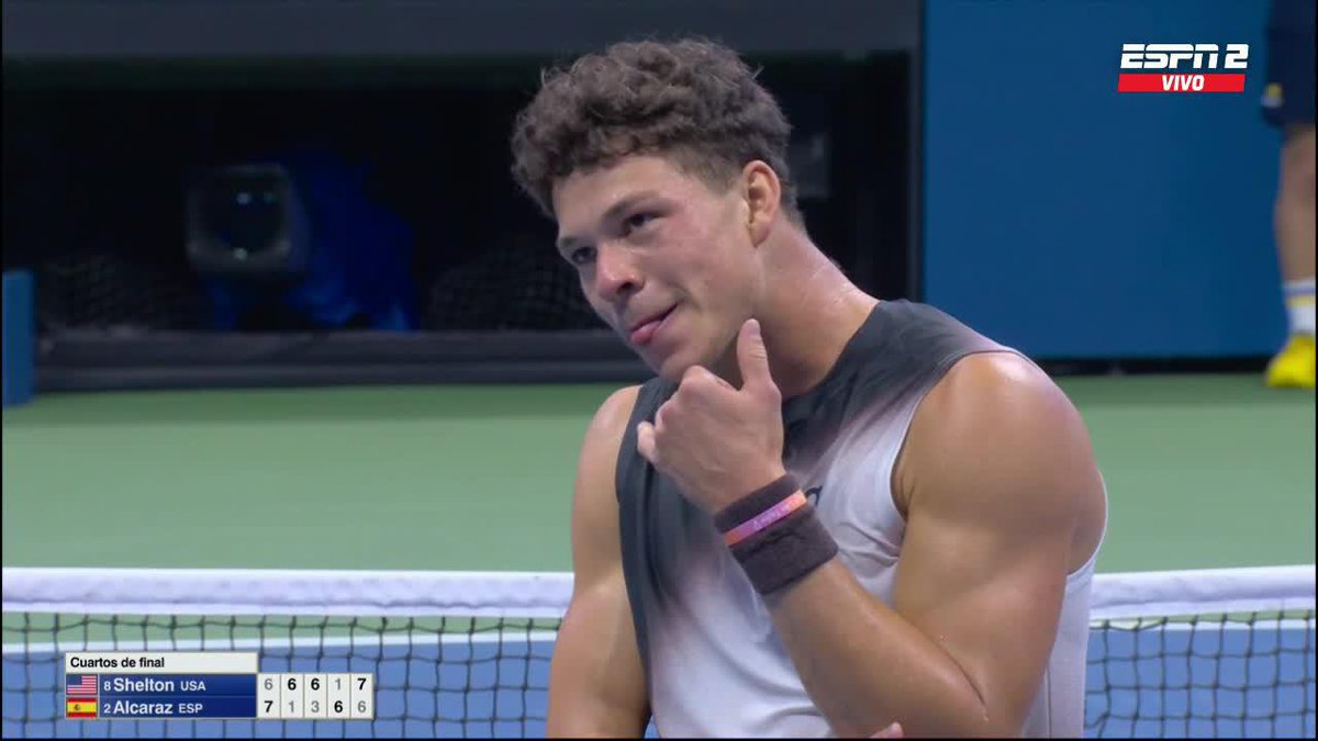 ¡HISTÓRICA VICTORIA DE SHELTON SOBRE ALCARAZ! 🔥👏 📺 Mirá el #USOpen en el Plan Premium de Disney Plus.