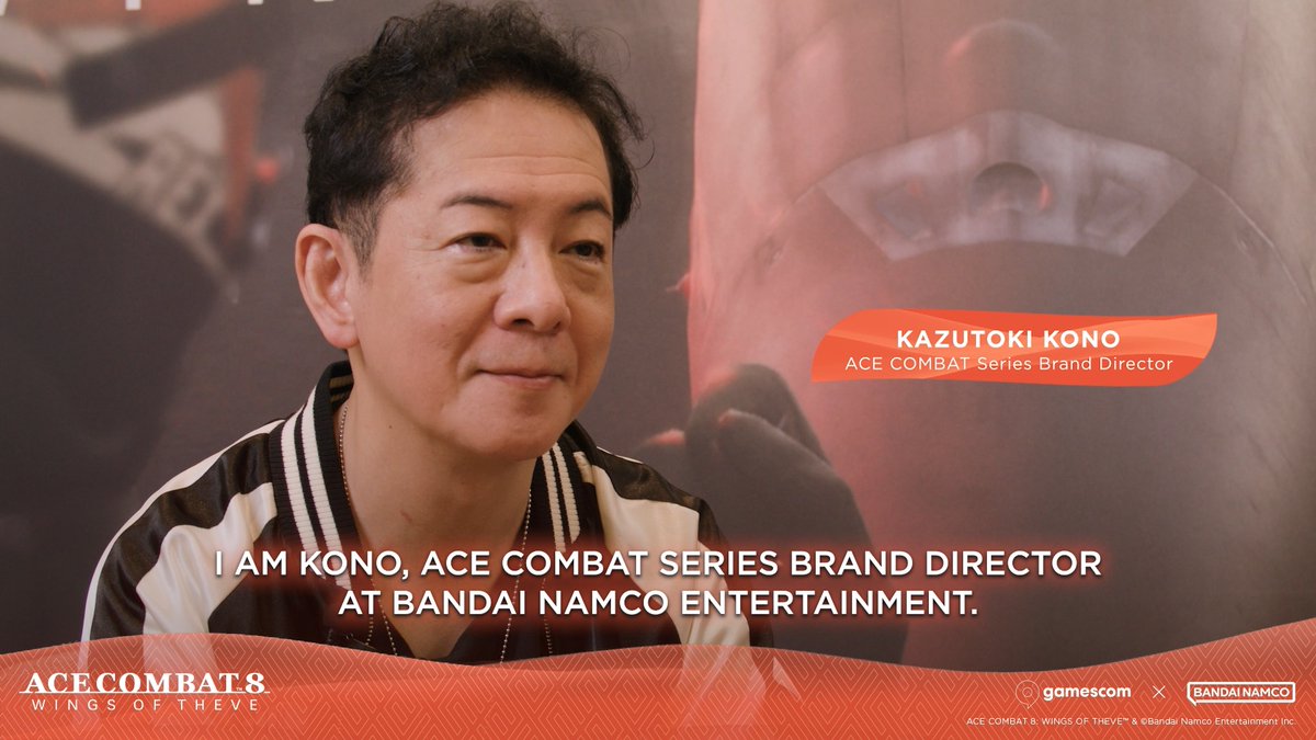 Time for a briefing, Pilots. We have met with the Ace Combat series Brand Director Kazutoki Kono during #gamescom2026 to ask a few questions about #ACECOMBAT8 ✈️