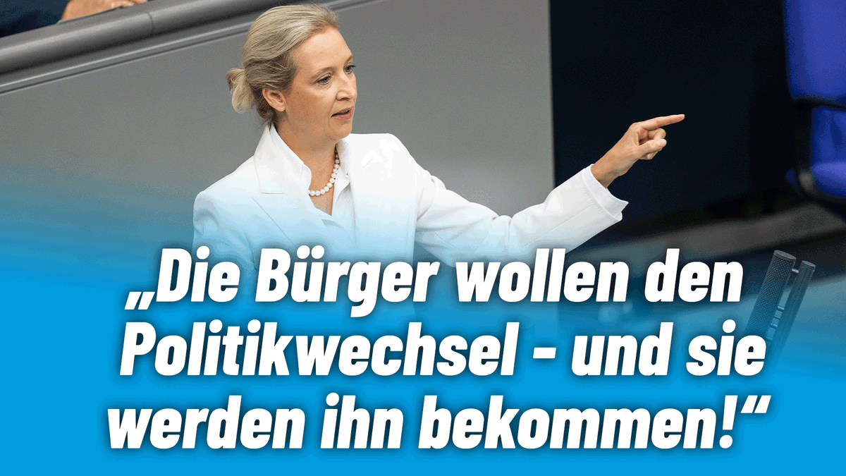"Herr Merz, Sie haben die Botschaft nicht verstanden, die Ihnen die Wähler in Sachsen-Anhalt am vergangenen Sonntag geschickt haben. Das ist nicht weiter relevant, denn Ihre Zeit ist ohnehin abgelaufen. Die Bürger wollen den Politikwechsel, und sie werden ihn bekommen."