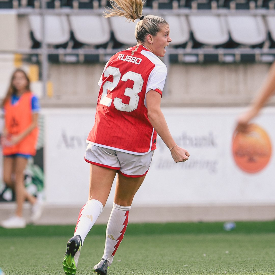 A brace for our no.23 on her debut 👊