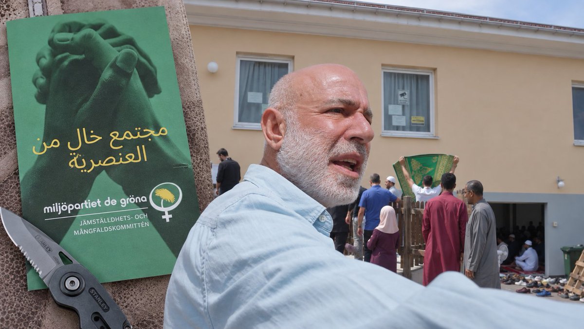 Miljöpartiet kampanjar pÄ arabiska för en ny jÀttemoské i Linköping. Frontfiguren Ali Hajar var dÀremot fÄordig nÀr jag söker honom för en kommentar. Föreningen bakom moskébygget söker öppet utlÀndsk finansiering och anser att sharia stÄr över svensk lag.
