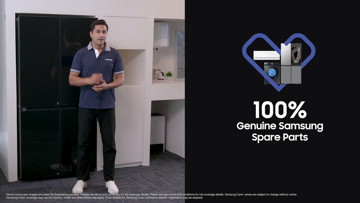 When the unexpected happens, Samsung Care+ has you covered. Get an extended warranty and access to Samsung’s trusted service network, so you can worry less about your appliances and get back to what matters. #Samsung