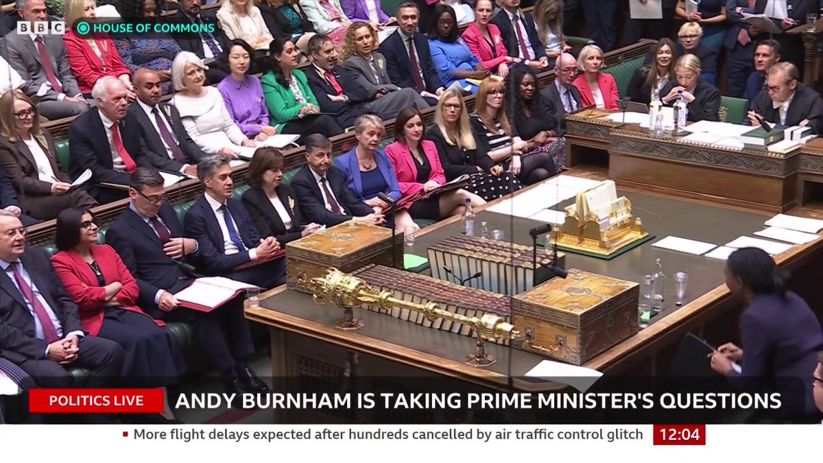 Kemi Badenoch highlights “serious threats to national security” and asks the PM if his defence secretary was right to quit over defence spending not increasing to 3% by 2030 Andy Burnham says “we should do more problem solving than point scoring” #PMQs