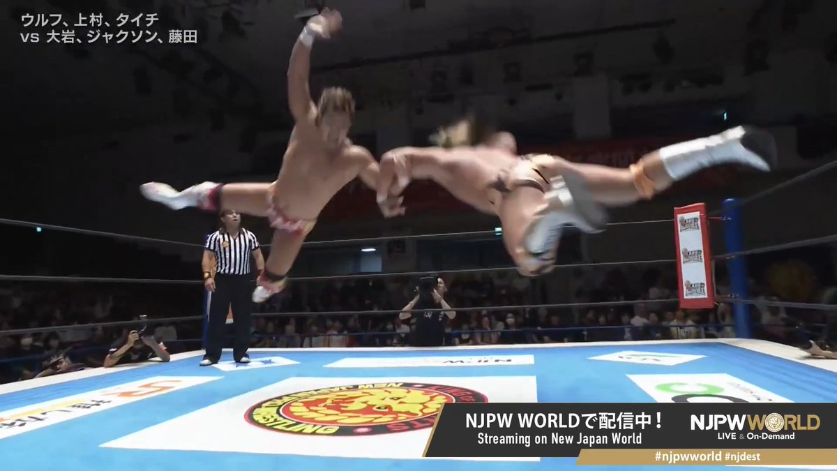 .“HEAT STORM” 上村 優也 🆚 大岩陵平 Ryohei Oiwa "New Standard" Streaming now on #njpwworld #njdest