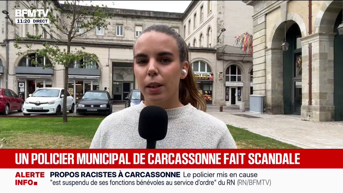 Carcassonne: des habitants outrés par les propos racistes tenus par un policier filmé à son insu