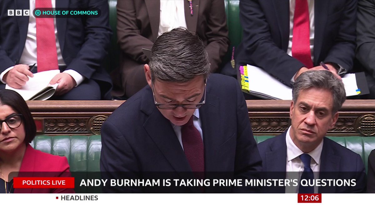 Kemi Badenoch asks if PM is "unable" or "just unwilling" to allocate 3% of UK's GDP on defence by 2030 Andy Burnham says government's commitment to defence is "absolute" but that it can't come expense of the country's social security #PMQs
