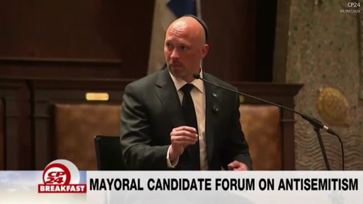 Brad Bradford: Toronto is now in the race for being one of the most antisemitic cities in the world. That's not a just a Jewish problem, that's a Toronto problem. If we don't have safety and security for all of our people... if the city is not safe, then the city is not free.