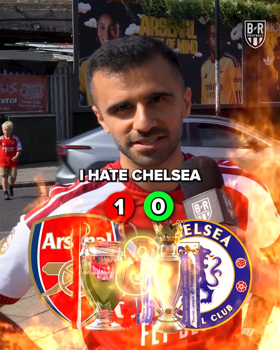 Would Arsenal fans be okay with Chelsea winning the Premier League if it meant Arsenal won the Champions League? 🤔🏆