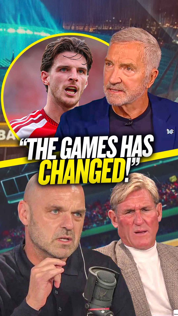 🤷♂️ "The game's changed... managers ask midfielders to do specific jobs!" ✅ "Declan Rice would walk into Real Madrid's team, get in Man City's team!" Danny Murphy explains why it's wrong for Graeme Souness to criticise #AFC's Rice for not being a "complete" midfielder! 👊