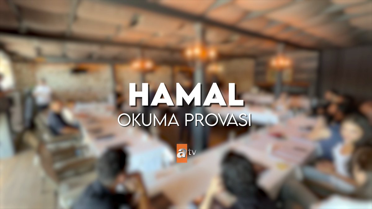 #Hamal dizisinin okuma provasından görüntüler yayınlandı.