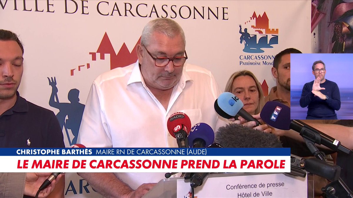 Christophe Barthès, maire RN de Carcassonne : «Je condamne avec la plus grande fermeté» Toute l'info est à retrouver sur