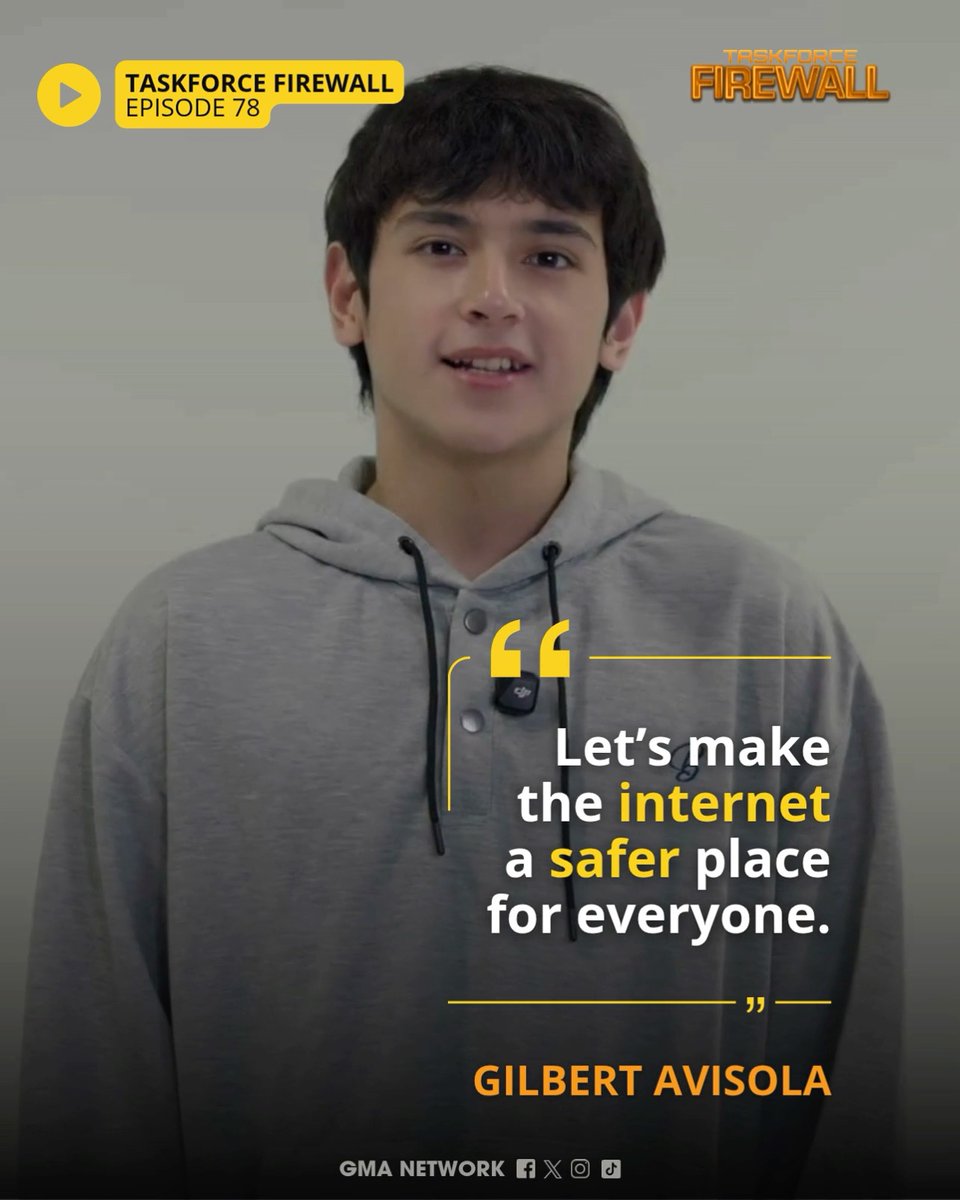 Ito ang paalala ni Gilbert sa lahat ng internet users! ⚠️ #TaskforceFirewall #TFSuspiciousBoss