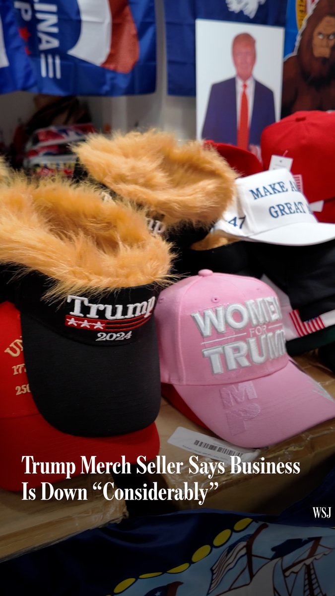 WSJ’s Terell Wright visits the Trump Town USA store in Virginia, where the owner blames declining sales on customers’ struggles with higher gas prices and dissatisfaction with the Iran war. 🔗 Read more: