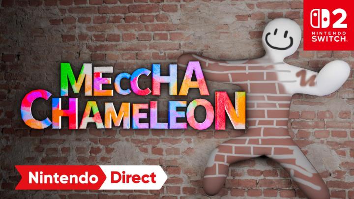 Paint yourself to blend in and trick the seekers. Can you stay hidden? 🎨🦎 MECCHA CHAMELEON is coming to Nintendo Switch 2 later today! #NintendoDirect LEMORION🌌レモリオン