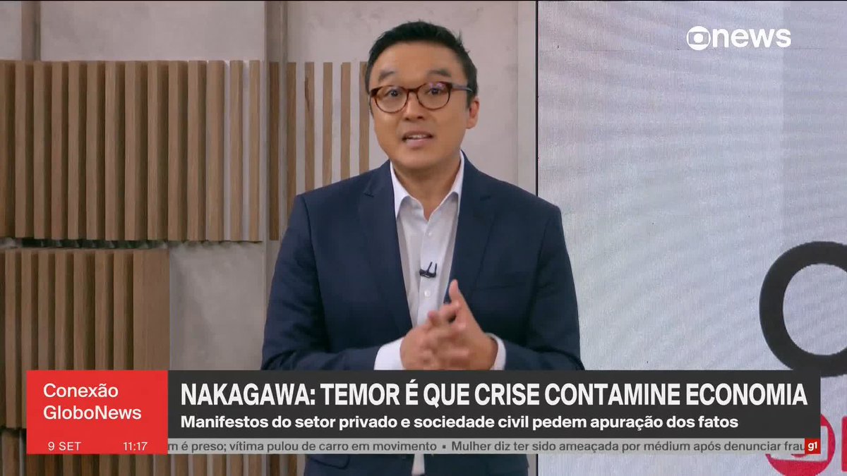 Fernando Nakagawa diz que setor empresarial olha crise no STF com “muita preocupação”: “Quando leis e instituições não funcionam, não são respeitadas, o dinheiro foge daquele país.” ➡️ #GloboNewsRadar - de segunda a sexta, às 8h30, na #GloboNews. Assista na TV e no Globoplay