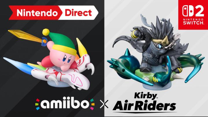 New amiibo figures are riding in to complete the Kirby Air Riders lineup! Sword Kirby &amp; Dragoon as well as Noir Dedede &amp; Hydra will be available on Nov 12. #NintendoDirect
