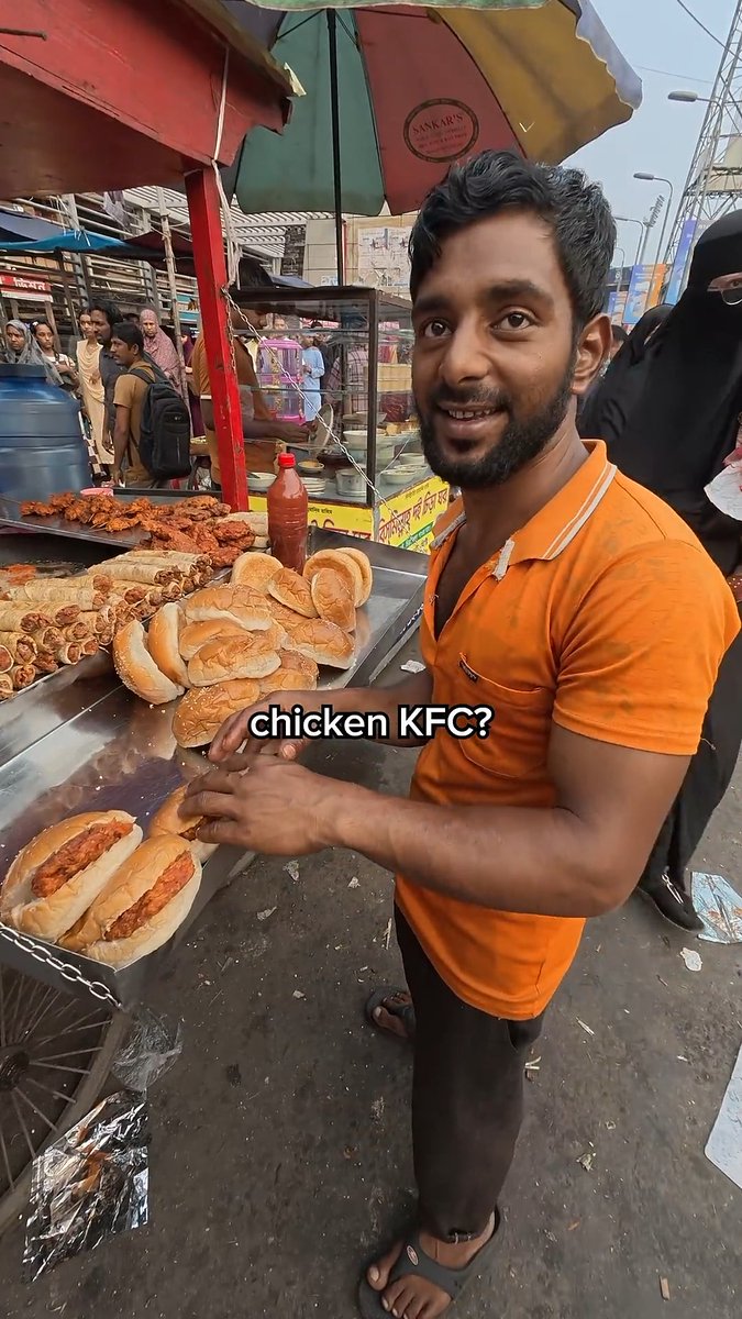 Buying Street KFC in Bangladesh. I’ll rate it 9/10, btw.