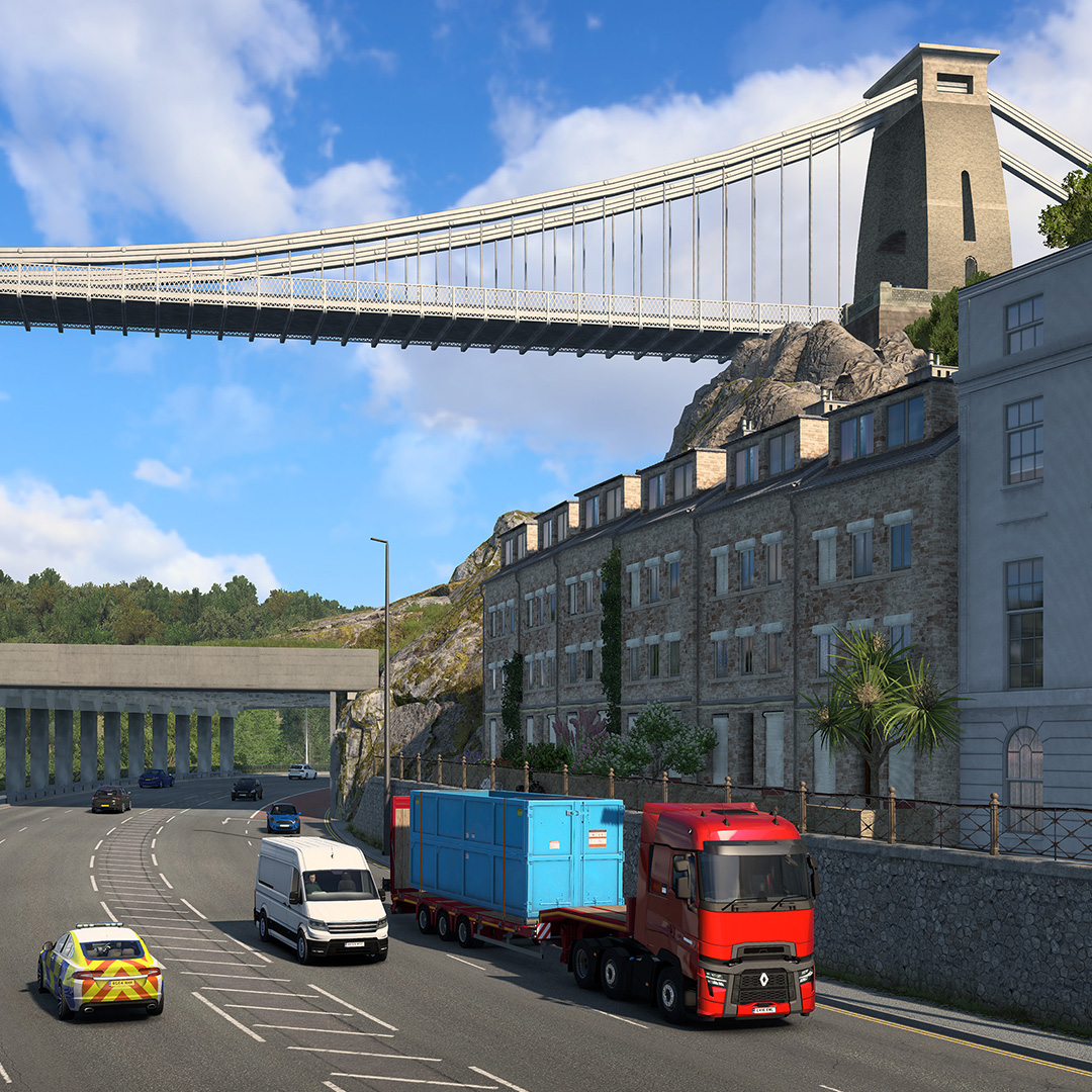 We’re excited to bring Bristol to life as a brand new city in our upcoming UK Rework for Euro Truck Simulator 2! 🇬🇧🚛 Our recreation features the city centre & surrounding road network, alongside Bristol’s harbour and logistics areas. See more: