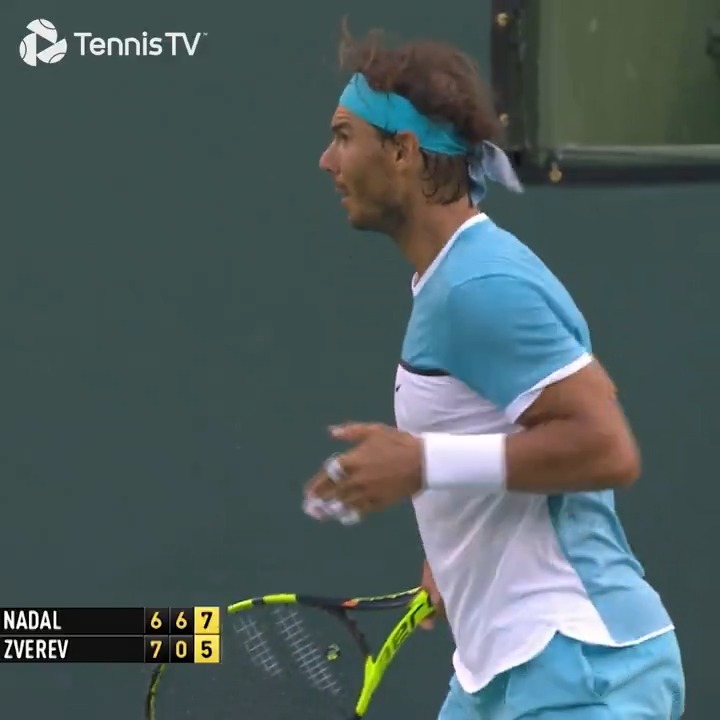 When Nadal came back from the brink and hit us with this iconic celebration against Zverev 🔥