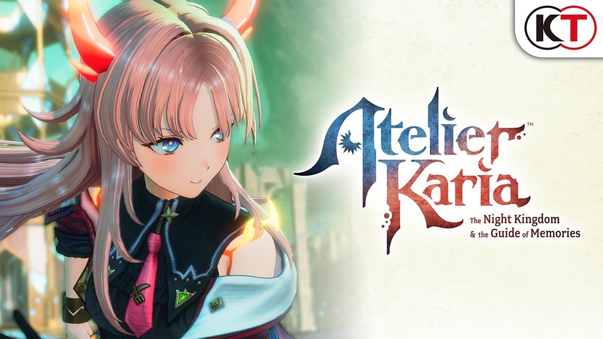 "Recover your past." Atelier Karia: The Night Kingdom & the Guide of Memories is set to be released on 25th February 2027 for Nintendo Switch 2, PlayStation 5, Steam and XBOX Series X|S. Return to the continent of Aladiss alongside Karia