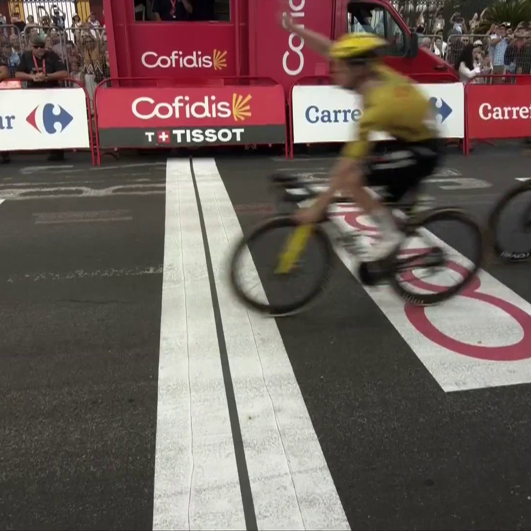 Five for Brennan! 🔥 Matthew Brennan delivers his FIFTH stage win at La Vuelta! 👏