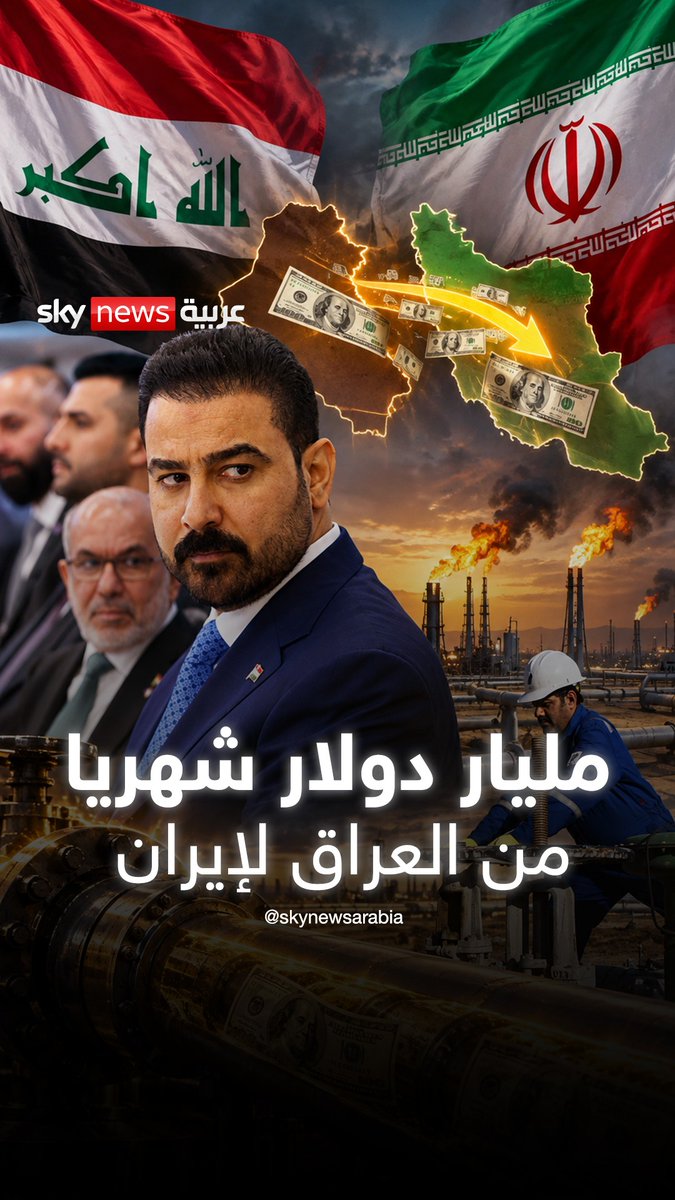 العراق يمنح إيران 1.3 مليار دولار شهريا لعبور نفطه.. ما القصة؟ #سوشال_بالتفصيل #العراق