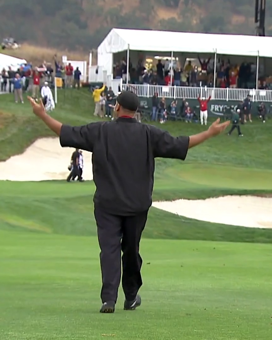 Same par 4. Two eagles. Two wildly different paths. #TOURVault