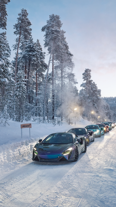 A remarkable escape, on and off the ice. One-to-one coaching, a private lodge and the thrill of the Artura in the heart of Finland’s Lapland for our 2027 Arctic Experience. Discover the retreat. #McLarenAuto #PureMcLaren #PureArctic
