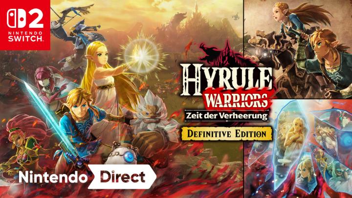 Hyrule Warriors: Age of Calamity – Definitive Edition erobert #NintendoSwitch2 am 25. Februar 2027! ► Verbesserte Performance ► DLC-Erweiterungsinhalte komplett enthalten ► Knallharter Verheerungsmodus ► Speicherdaten-Transfer Mehr Infos: