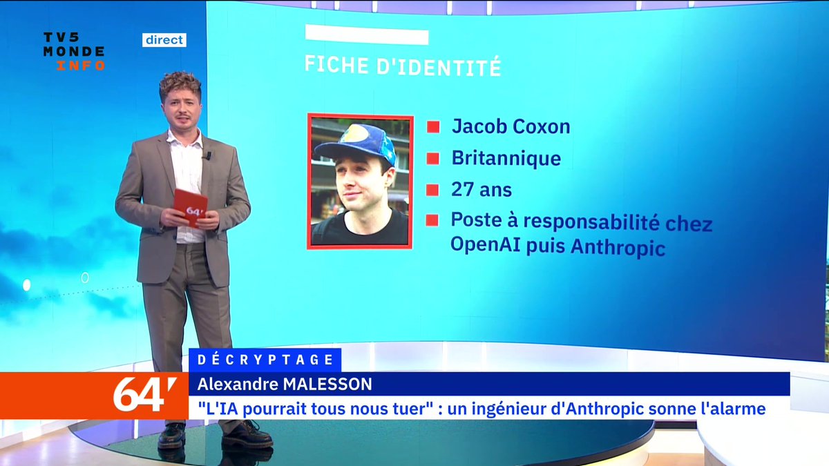 "L'IA pourrait tous nous tuer d'ici la fin de la décennie." L'alerte vient d'un ex-ingénieur d'OpenAI et d'Anthropic. Décryptage.