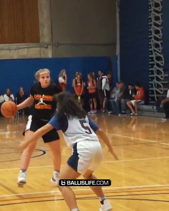HBD Hailey Van Lith Breaking ankles in high school!