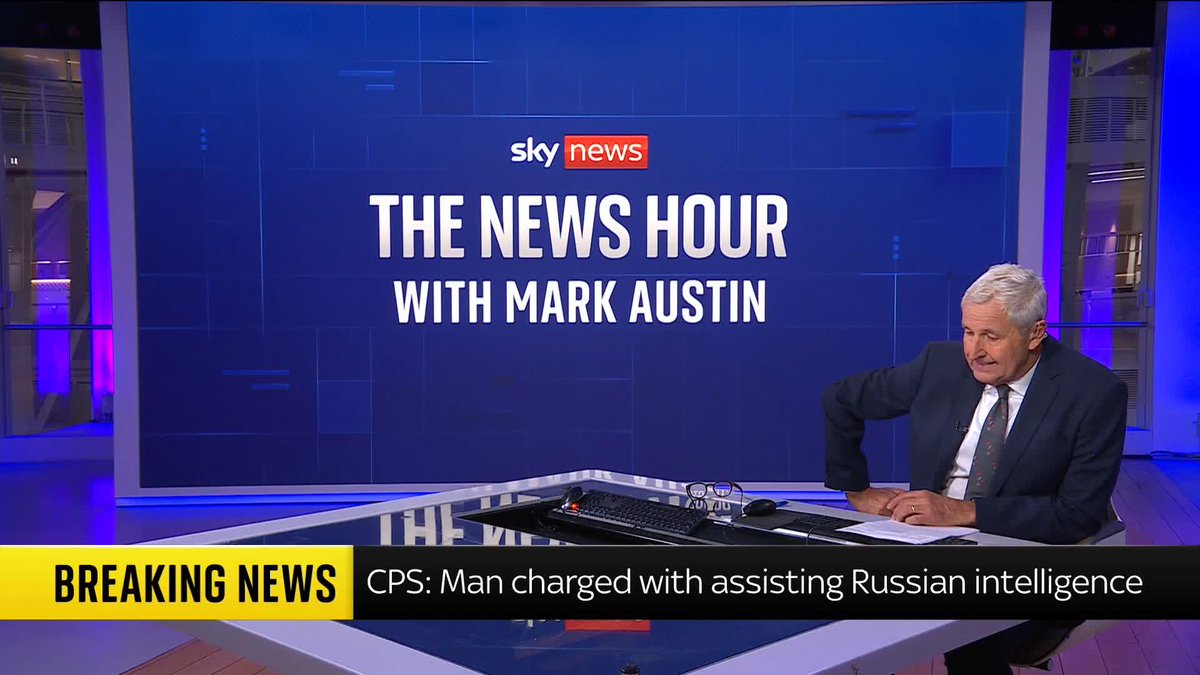 BREAKING: A 31-year-old man has been charged with assisting Russian intelligence, the Metropolitan Police has said. Joshua Cammidge was arrested by counter terror police at an address in Swindon on 4 September.