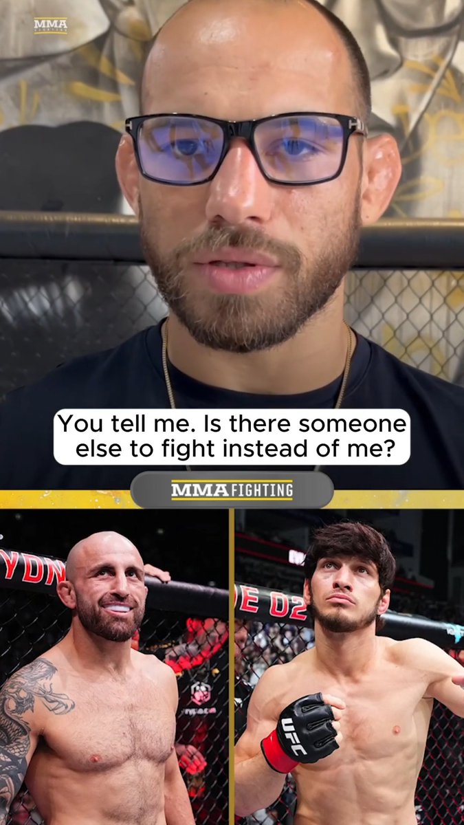 Jean Silva declares "he's next" for the winner of Alexander Volkanovski vs Movsar Evloev: “I think Evloev winsl ’ll be me and him. But if Evloev pulls out, then it’s me and Volkanovski [at UFC 333]. It doesn’t matter." (🎥 Guilherme Cruz)