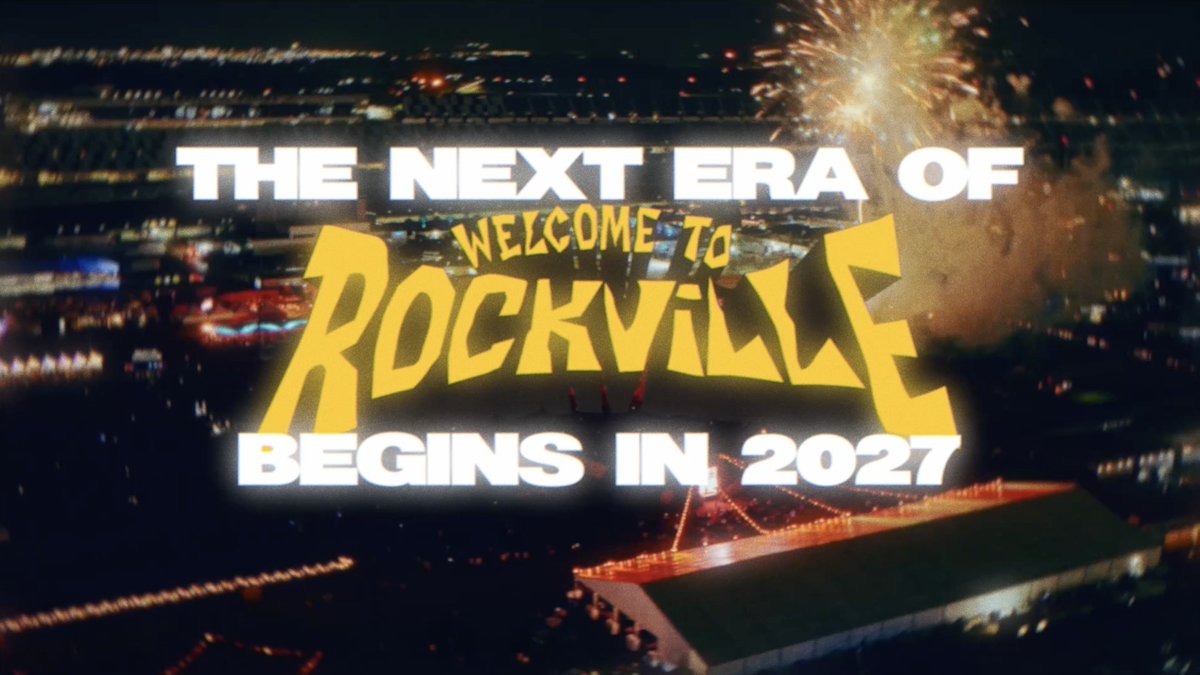 2027 is built different... literally. 😮‍💨 5 stages. 3 tented. 📺 APEX → Panoramic video with immersive production. 👁️ OCTANE → Elevated visuals taking every set to another level. 🌀 VORTEX → Expanded footprint and now FULLY SHADED. ⛺ INFERNO → TENTED experience outfitted with new audio and video. 🏁 GARAGE → Keeping the shade and adding the views. More shade. More screens. More production. Five stages built to blow your minds. 🤯 And we’re not done yet. 👀 More Rockville upgrades are coming your way in the weeks ahead, so if you needed another reason to secure your Early Bird pass for only $1 down, this is it. 🤝