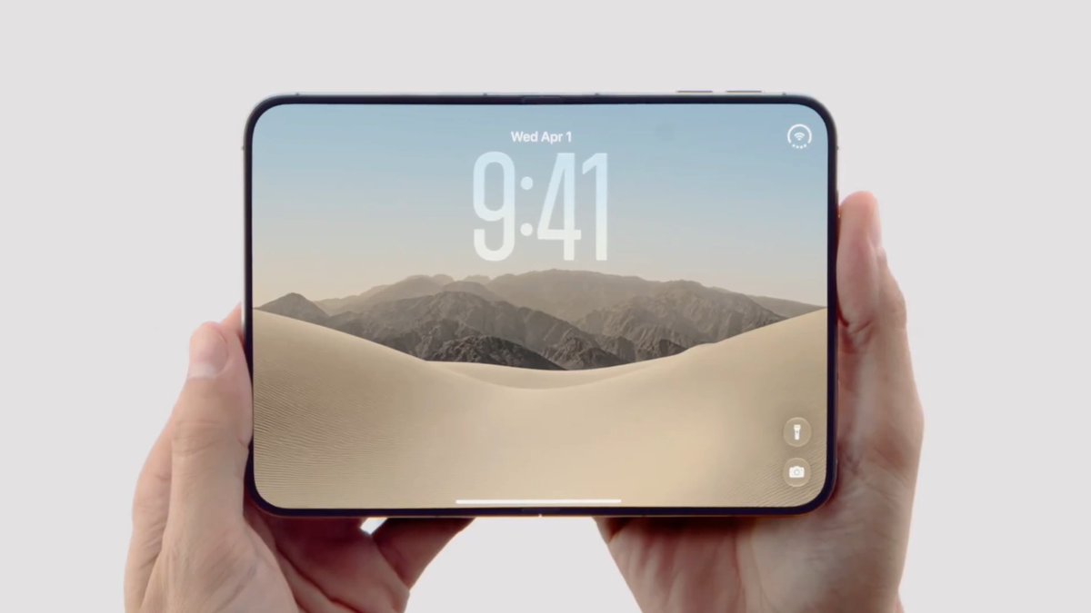 Este es iPhone Duo, el primer plegable de Apple! #AppleEvent