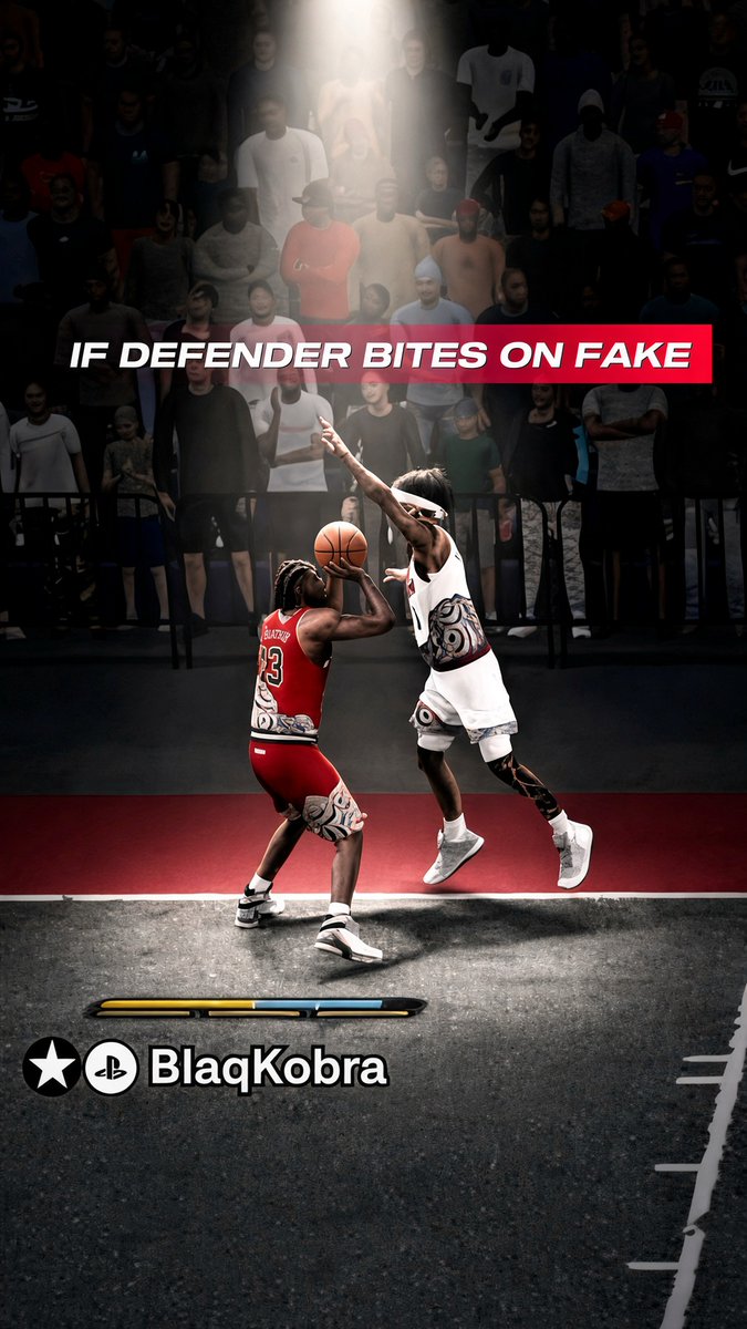 Counter Scoring Tip 💡 If you've given the defense reason to believe you'll shoot a particular shot, they'll likely commit to contesting it. When they do, take advantage of the improved Step-Through mechanic to counter.