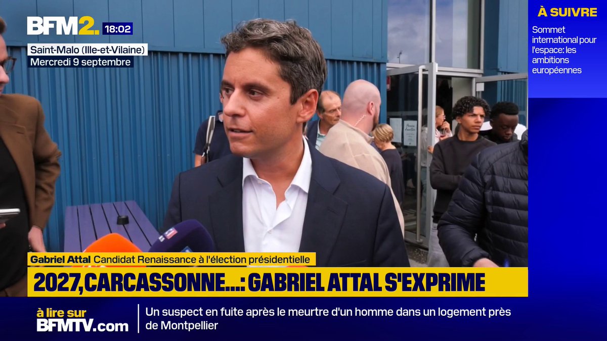 💬"À quel moment, boire de la bière c’est faire la promotion de l’alcoolisme?" Gabriel Attal défend son opération "1.000 bistrots" #BFM2