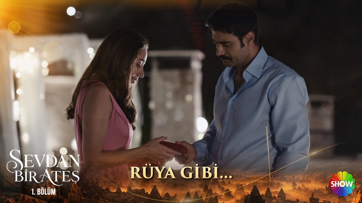 "Yarın karım olacaksın... Leyla Kozaklı olacaksın... Ve biz her gece bu yıldızları birlikte izleyeceğiz..." #SevdanBirAteş @showtv CNP Film