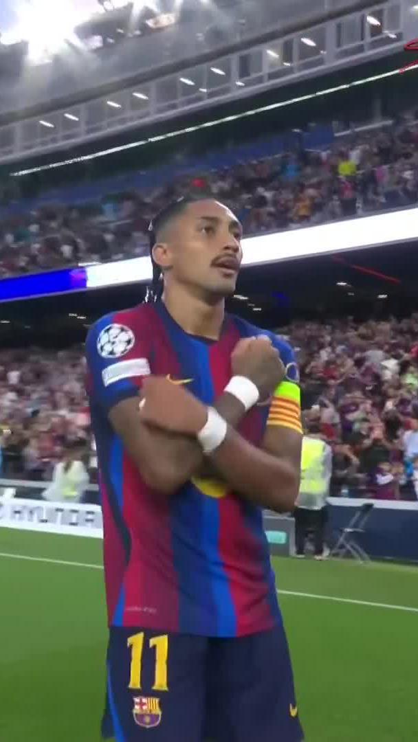 Pedri 🤝 Raphinha The timing of the run and the assist is just 🤌 📺 Stream #UCL on DStv: