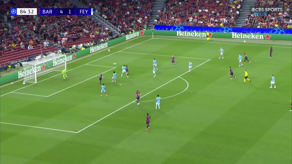 Gabriel Jesus with his first Barca goal 🔴🔵 Don't miss the #UCL on Paramount+ 🍿