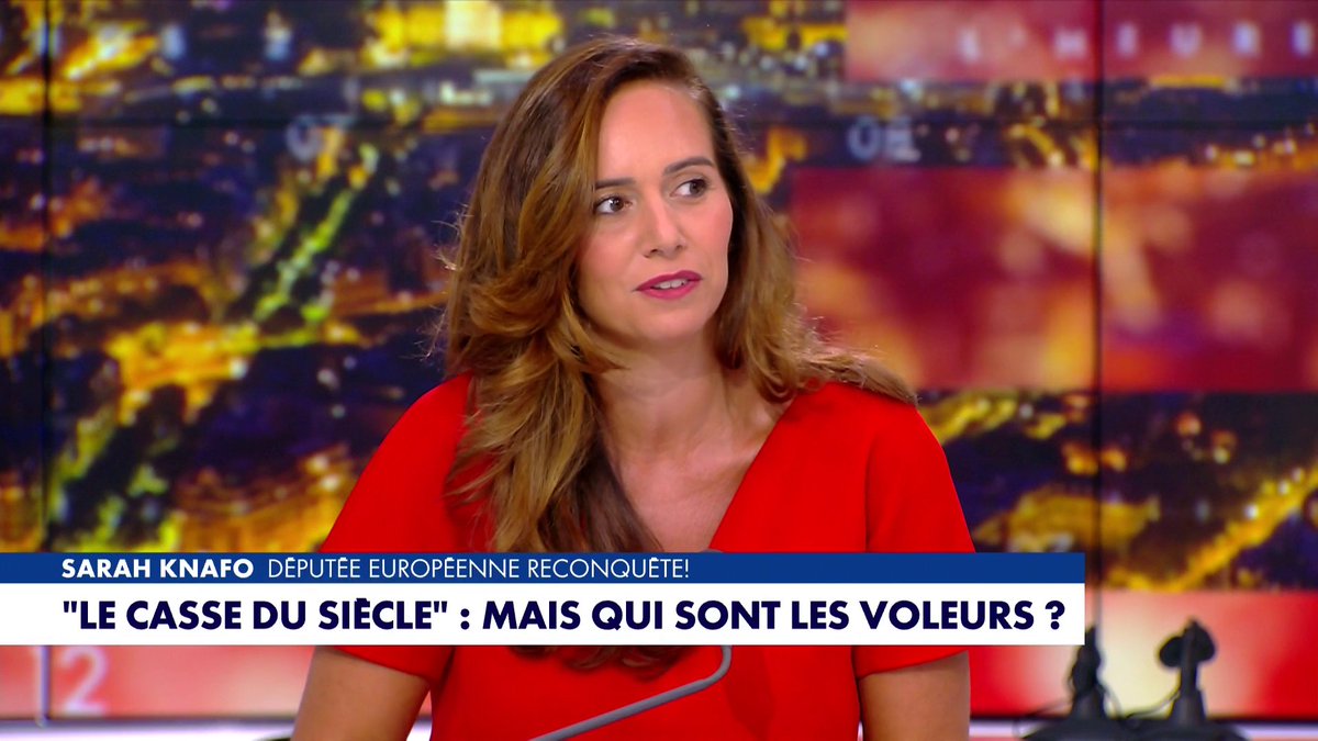 «La scène de crime, c'est la fiche de paie», explique Sarah Knafo, députée européenne Reconquête!, à propos de son livre "Le casse du siècle", dans #HDPros2 Toute l'info est à retrouver sur