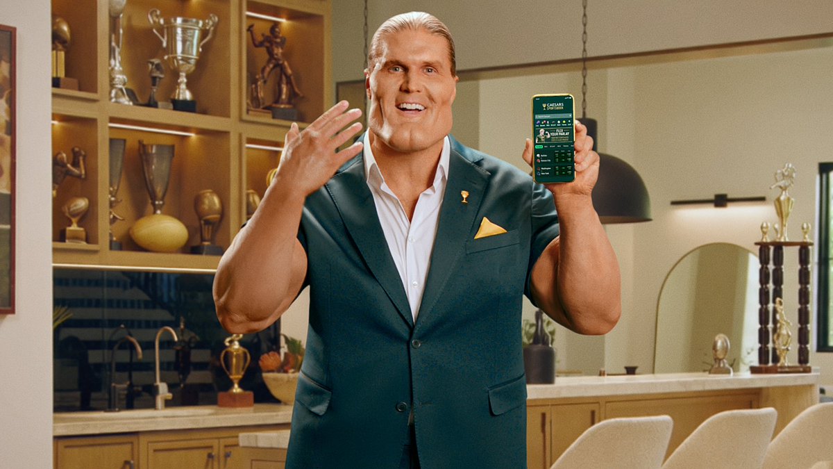 Mystery solved. Clay Matthews’ glow up was all part of the plan. Caesars Sportsbook is the one that had some work done, with a new and improved app, more rewards and new ways to bet like Flex Parlays. 👀