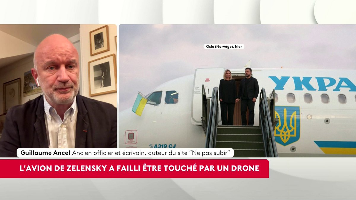 🔴 🗣️ En Moldavie, l'avion de Volodymyr Zelensky a failli être touché par un drone. "Il y a une volonté, de la part de la Russie, […] d'essayer d'impliquer plus de pays pour faire monter la tension", analyse Guillaume ANCEL 🌊. Loïc de La Mornais #SurLeTerrain #canal16