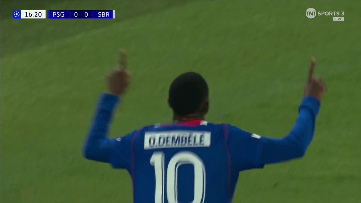 The champions are back 💥 Dembele gets PSG in front at Parc des Princes 🇫🇷 📺 Watch on TNT Sports & HBO Max