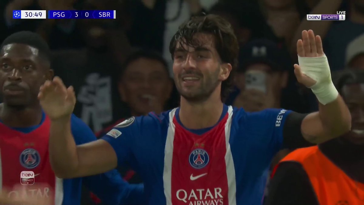 ⚽🔥 فيران توريس يضيف الهدف الثالث لباريس سان جيرمان 🔴🔵 #دوري_أبطال_أوروبا